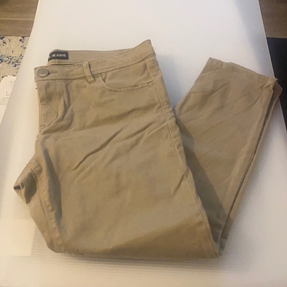 Express Denim Cropped Leggings